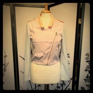 🌸Bershka light pink candy woven jacket🌸